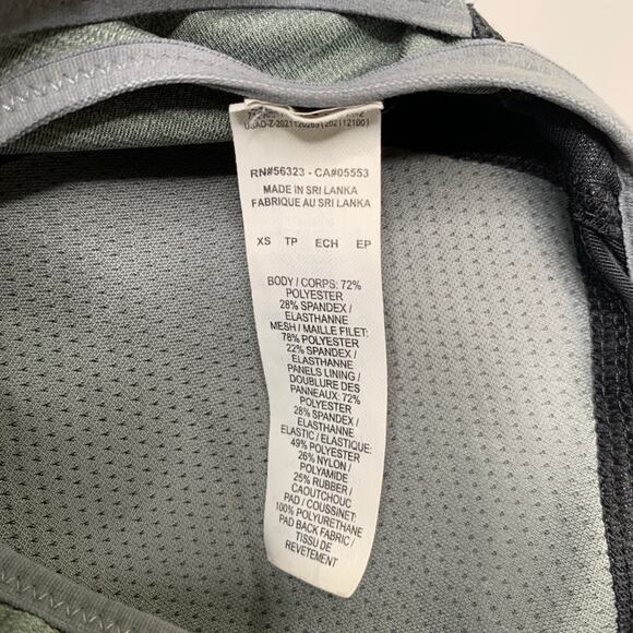 Nike Sports Bra Women XS Extra Small Shape High Support Padded Cut Out Zip Front - Picture 5 of 11